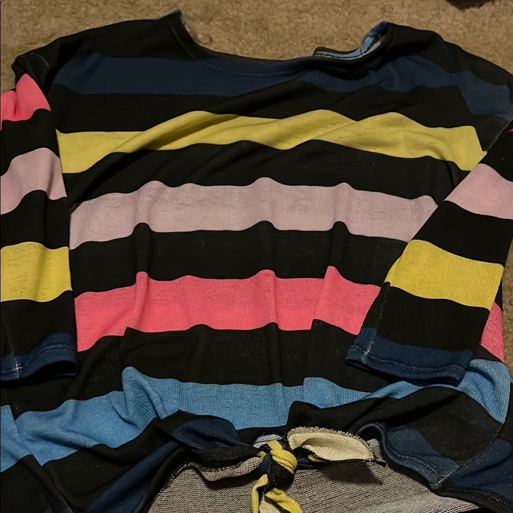 Women’s Striped Long Sleeve Top